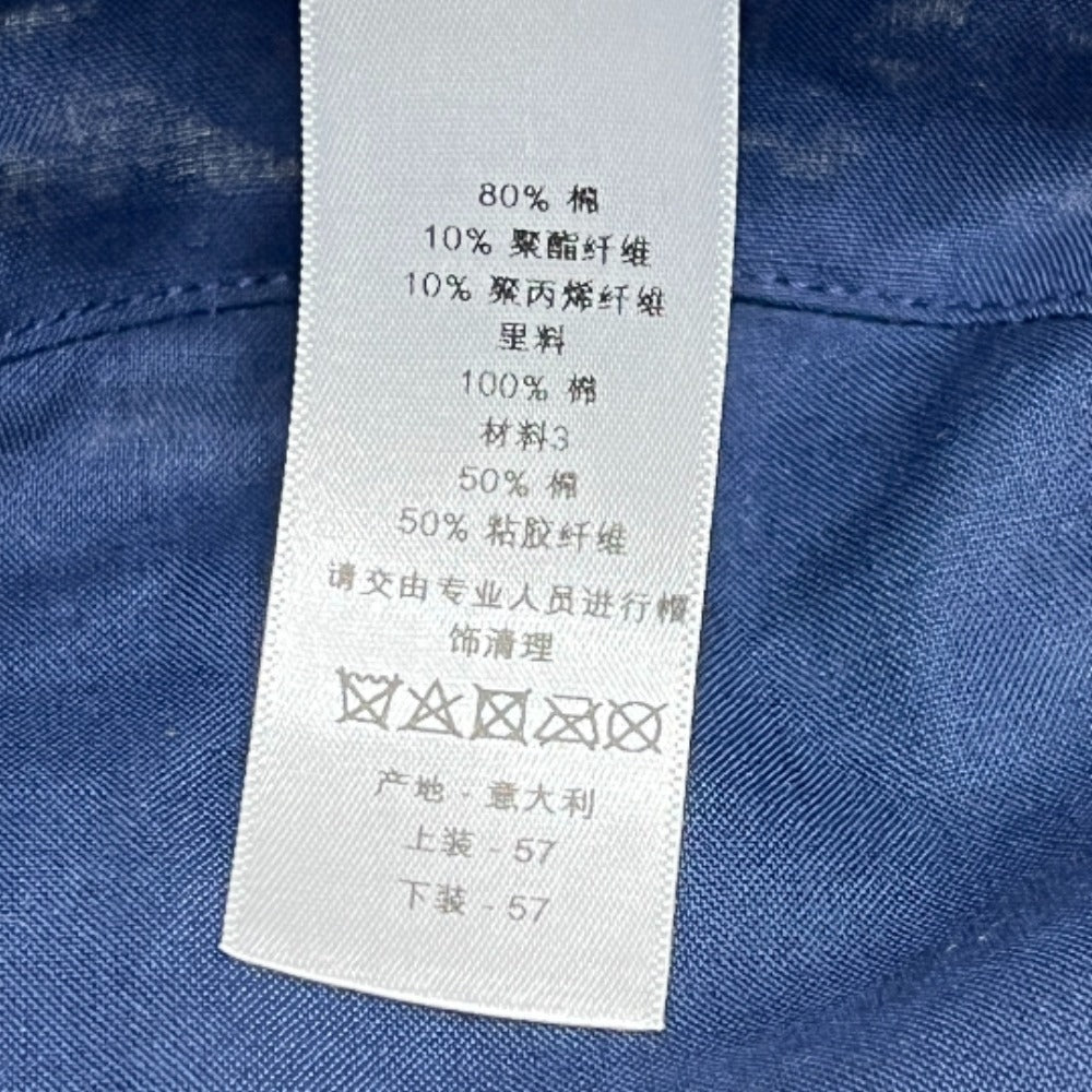 Dior 42TFS923X131 D-BOBBY ロゴ刺繍 ジャガード 帽子 アパレル小物 帽子 キャンバス レディース ホワイト