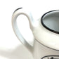 Dior Monsieur Dior Creamer Milk Pitcher Glass Ceramic Unisex White x Black