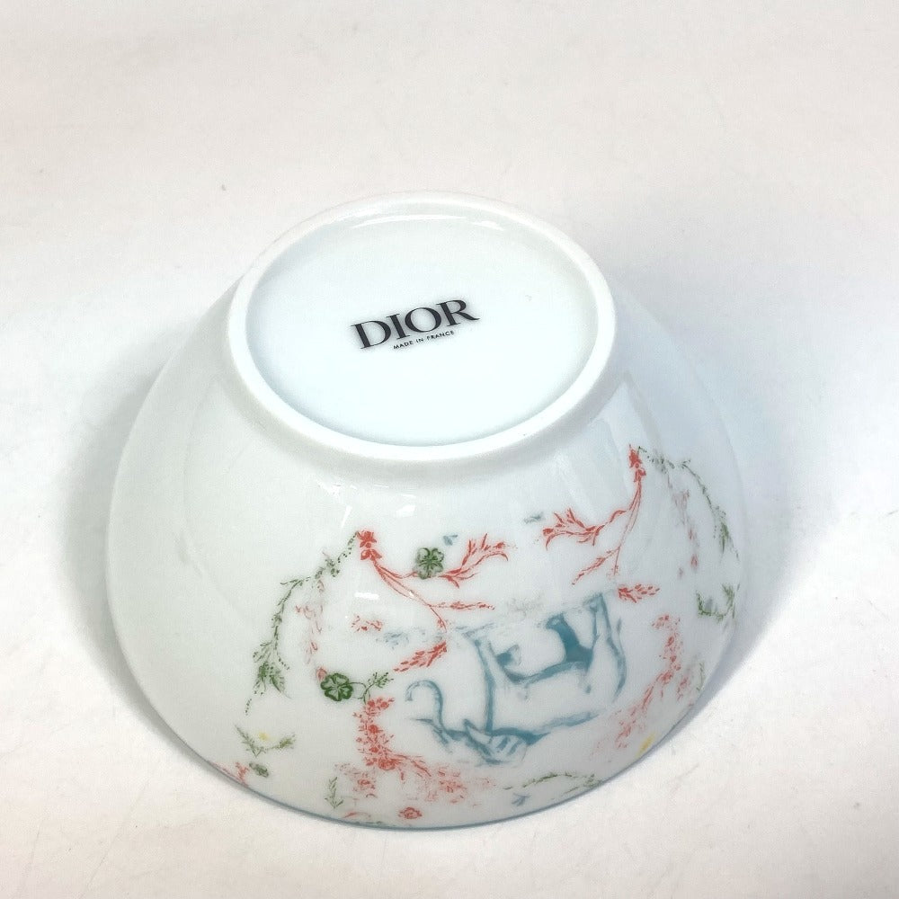 Dior HYJ03CEB0L_C970 ベビー baby ギフトセット 出産祝い トワル ドゥ ジュイ キッズ ボウル & スプーン セット 陶器 お皿 キッズ ホワイト