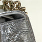 Dior Small Flap Bag, DIORAMA Chain Shoulder Bag, Leather, Silver, Women's