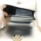 Dior Small Flap Bag, DIORAMA Chain Shoulder Bag, Leather, Silver, Women's