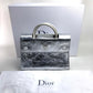 Christian Dior DIOREVER ディオールエバー カバン 2WAY ハンドバッグ レザー レディース メタリックシルバー