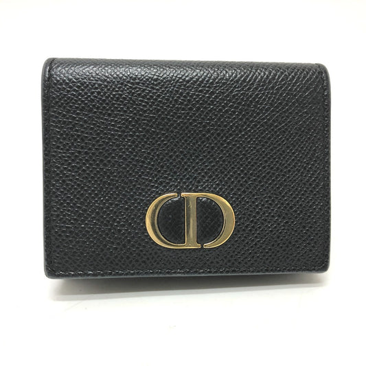 Dior モンテーニュ コンパクトウォレット ロゴ 3つ折り財布 レザー レディース - brandshop-reference