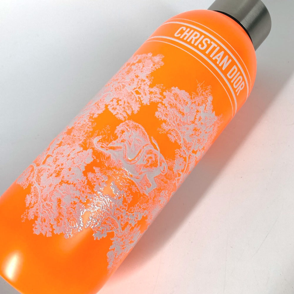 Dior Toile de Jouy Water Bottle Tumbler, Women's, Stainless Steel, Orange