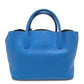 Dior Open Bar Handbag, Shoulder Bag, Tote Bag, Leather, Women's, Blue