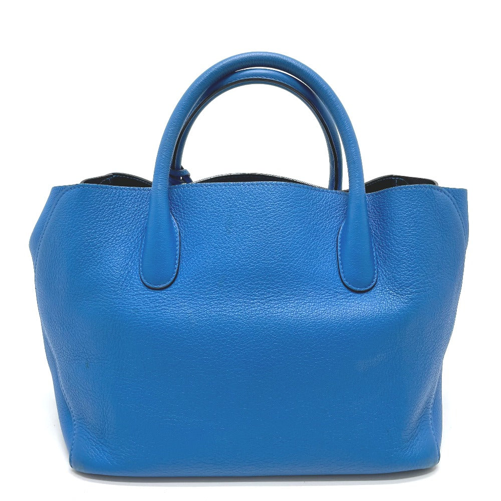 Dior Open Bar Handbag, Shoulder Bag, Tote Bag, Leather, Women's, Blue