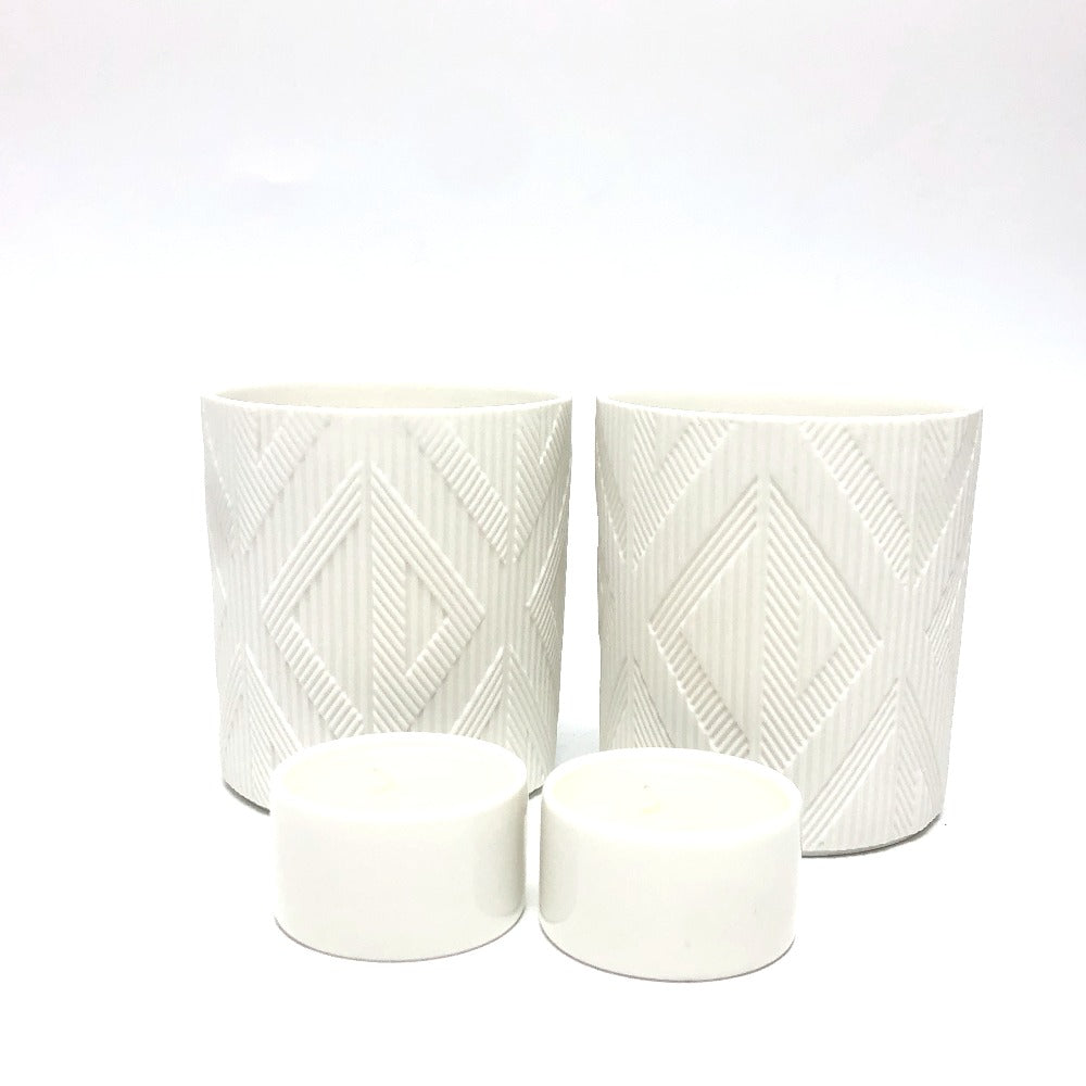 Dior キャンドル セット 2点セット 雑貨 陶器 ユニセックス ホワイト - brandshop-reference