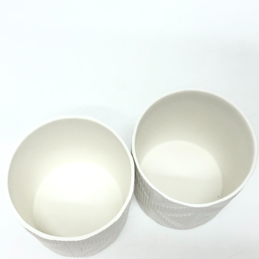 Dior キャンドル セット 2点セット 雑貨 陶器 ユニセックス ホワイト - brandshop-reference