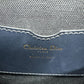 Dior CD Cannage Caro Chain Shoulder Bag in Grey Leather