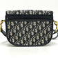 Dior CD Cannage Caro Chain Shoulder Bag in Grey Leather
