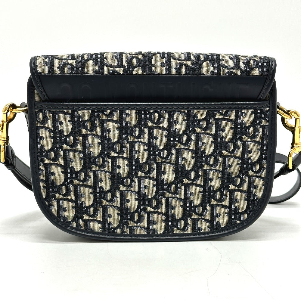 Dior CD Cannage Caro Chain Shoulder Bag in Grey Leather