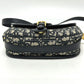 Dior CD Cannage Caro Chain Shoulder Bag in Grey Leather