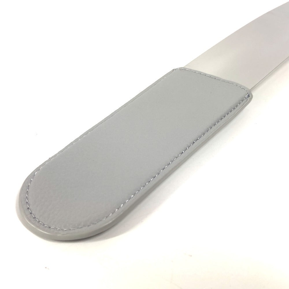 Dior ロゴ ダイヤモンド 靴ベラ インテリア シューホーン 靴べら レザー ユニセックス グレー - brandshop-reference