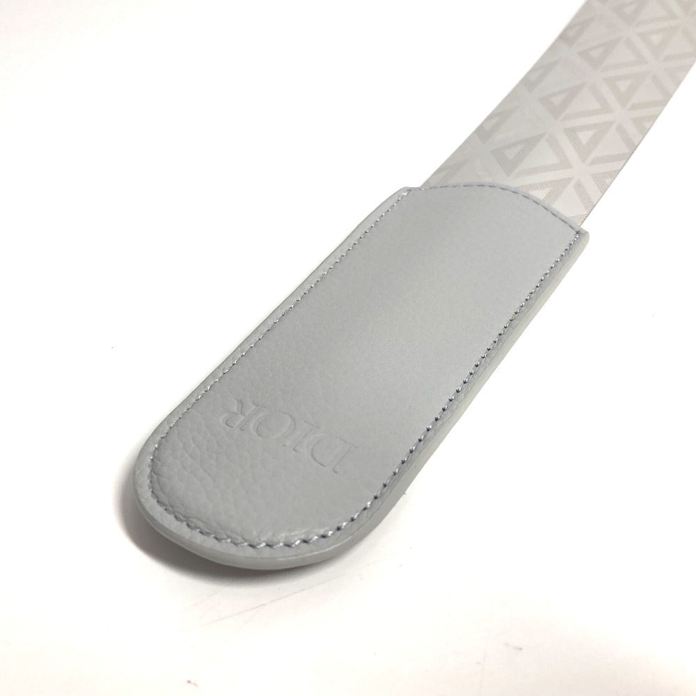 Dior ロゴ ダイヤモンド 靴ベラ インテリア シューホーン 靴べら レザー ユニセックス グレー - brandshop-reference