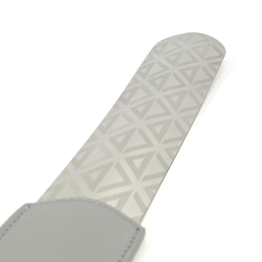 Dior ロゴ ダイヤモンド 靴ベラ インテリア シューホーン 靴べら レザー ユニセックス グレー - brandshop-reference