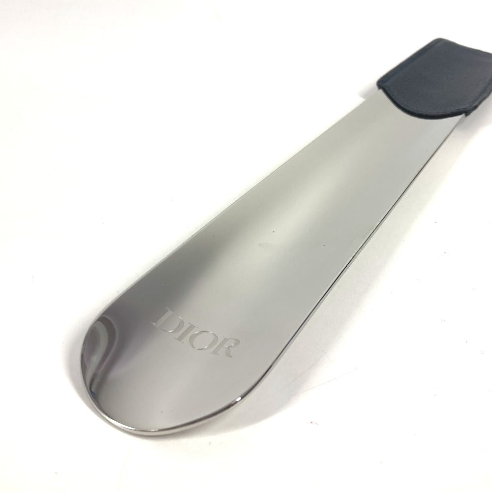 Dior ロゴ 靴ベラ インテリア シューホーン 靴べら レザー ユニセックス ネイビー - brandshop-reference