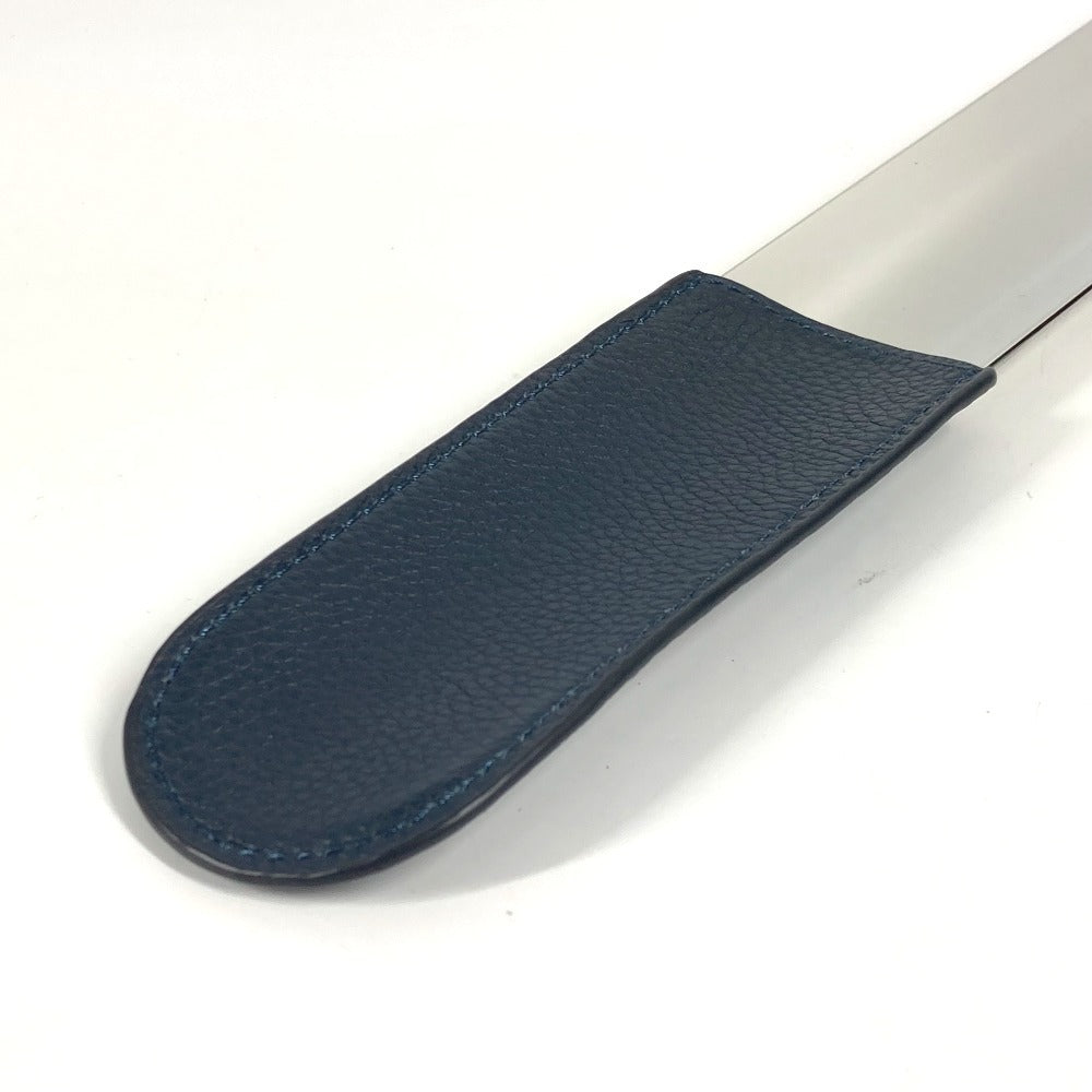 Dior ロゴ 靴ベラ インテリア シューホーン 靴べら レザー ユニセックス ネイビー - brandshop-reference