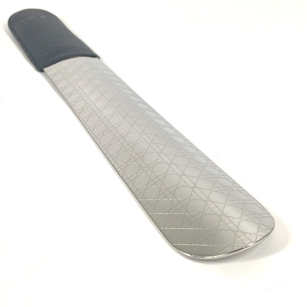 Dior ロゴ 靴ベラ インテリア シューホーン 靴べら レザー ユニセックス ネイビー - brandshop-reference