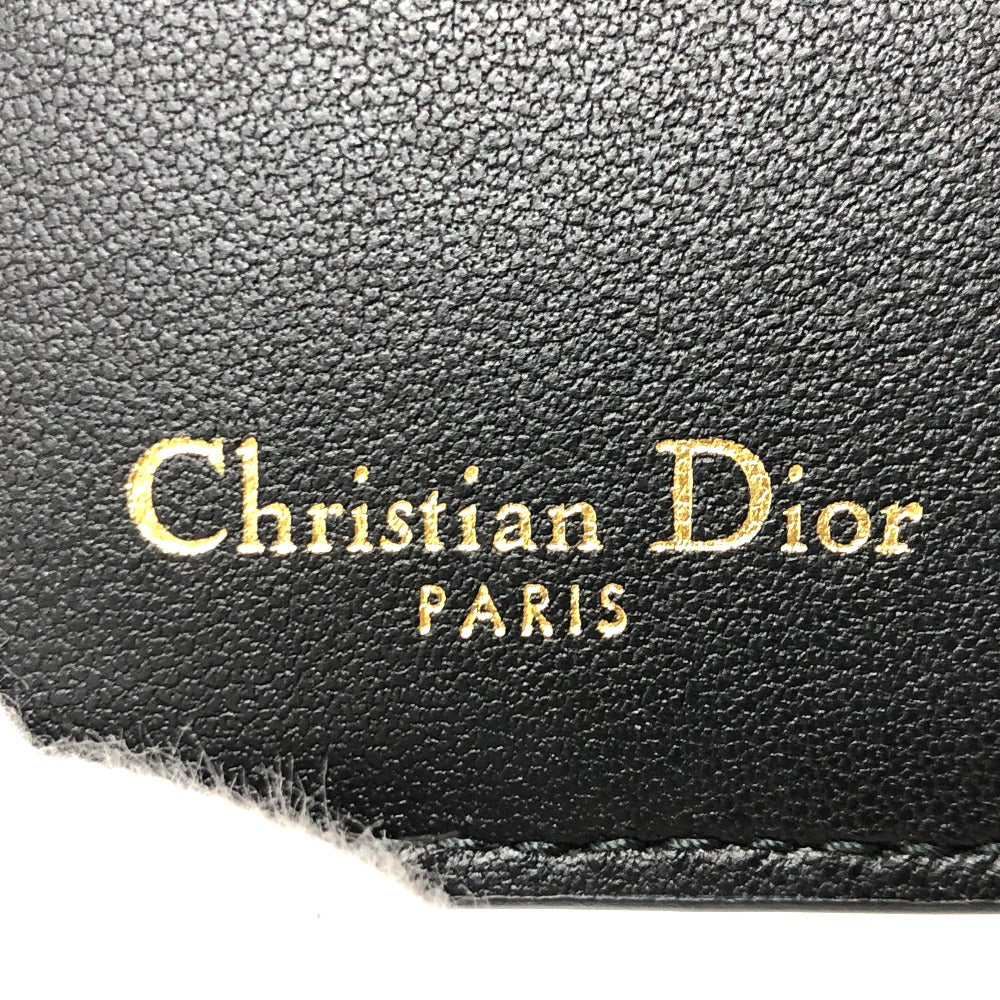 Dior S5032UWHC CD モンテーニュ カナージュ 2つ折り財布 レザー レディース - brandshop-reference