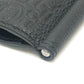 Dior 2ESBH069FLG_H00N Gravity Money Clip Wallet Bi-fold Wallet Leather Men's Black