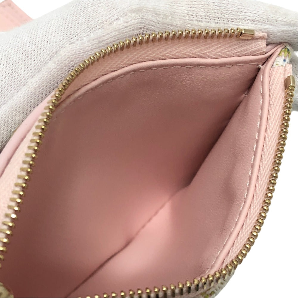 Dior S2503OGWQ Spring/Summer 2026 Oblique Promenade Dahlia Wallet Wallet Folded wallet Jacquard pink Used