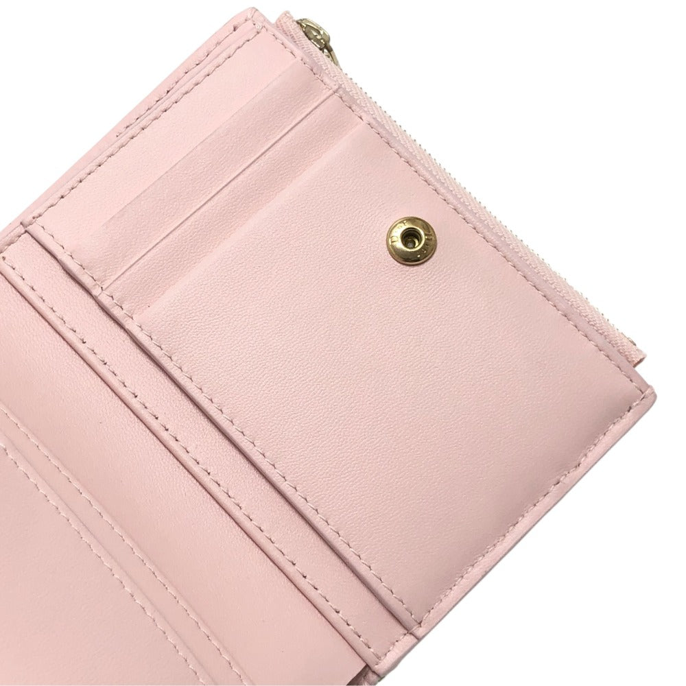 Dior S2503OGWQ Spring/Summer 2026 Oblique Promenade Dahlia Wallet Wallet Folded wallet Jacquard pink Used