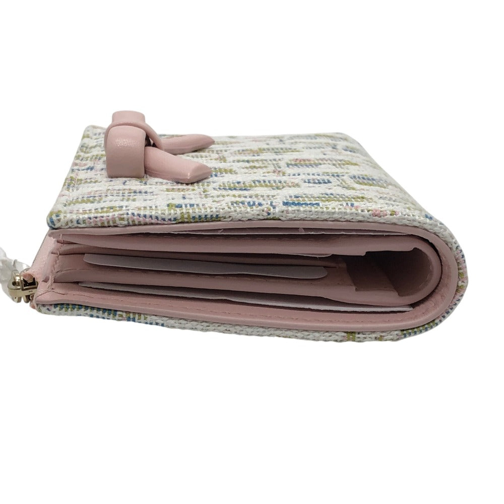 Dior S2503OGWQ Spring/Summer 2026 Oblique Promenade Dahlia Wallet Wallet Folded wallet Jacquard pink Used