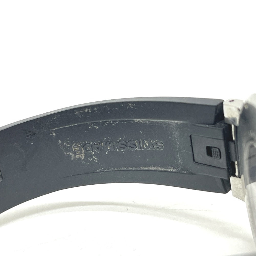 LOUIS VUITTON Q8D30 タンブール ムーン GMT 自動巻き 腕時計 SS メンズ シルバー