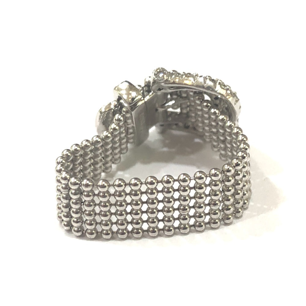 Perhiasan K18 Belt Motif Berlian Perhiasan Cincin Rings Ladies Silver