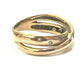 Jewelry K18PG D0.15ct Diamond Diamond Jewelry Accessories Ring K18PG Women's Pink Gold Gold