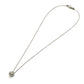 jewelry Pt850 Pt900 D0.29ct D0.13ct サークル ダイヤ ネックレス Pt900 レディース シルバー