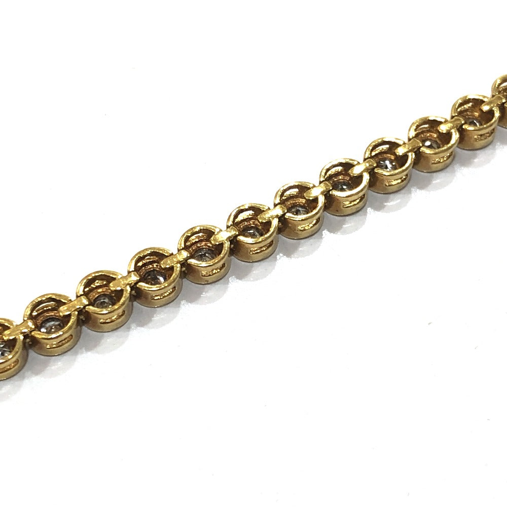 jewelry K18 D1.50ct ダイヤ アクセサリー テニス ブレスレット K18YG レディース ゴールド