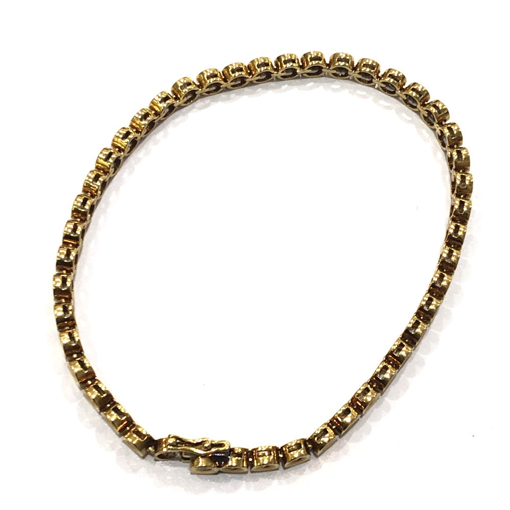 jewelry K18 D1.50ct ダイヤ アクセサリー テニス ブレスレット K18YG レディース ゴールド