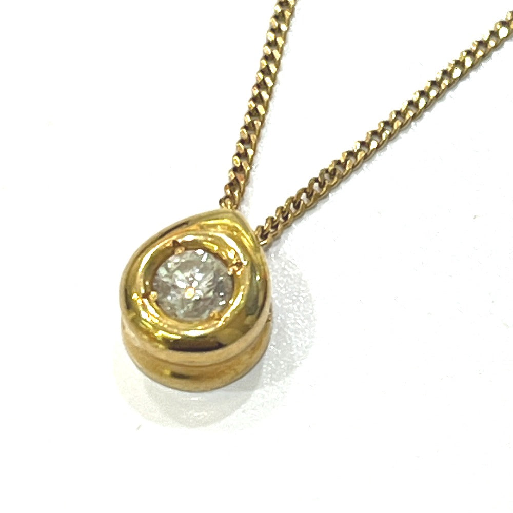 jewelry K18 D0.32ct 1P ダイヤ 宝石 アクセサリー ネックレス K18 レディース ゴールド