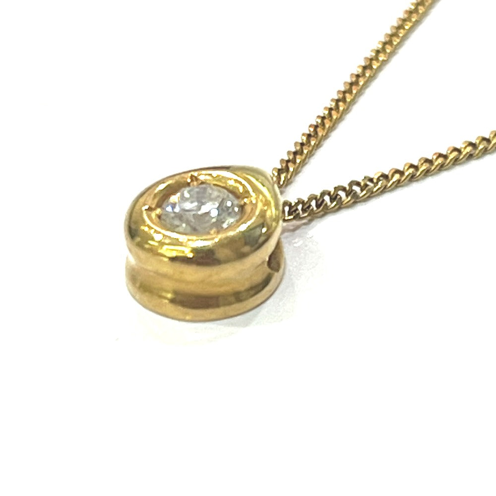jewelry K18 D0.32ct 1P ダイヤ 宝石 アクセサリー ネックレス K18 レディース ゴールド