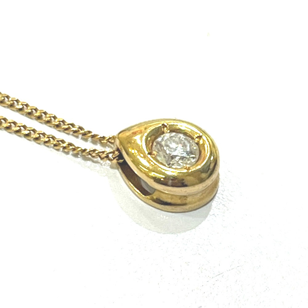 jewelry K18 D0.32ct 1P ダイヤ 宝石 アクセサリー ネックレス K18 レディース ゴールド