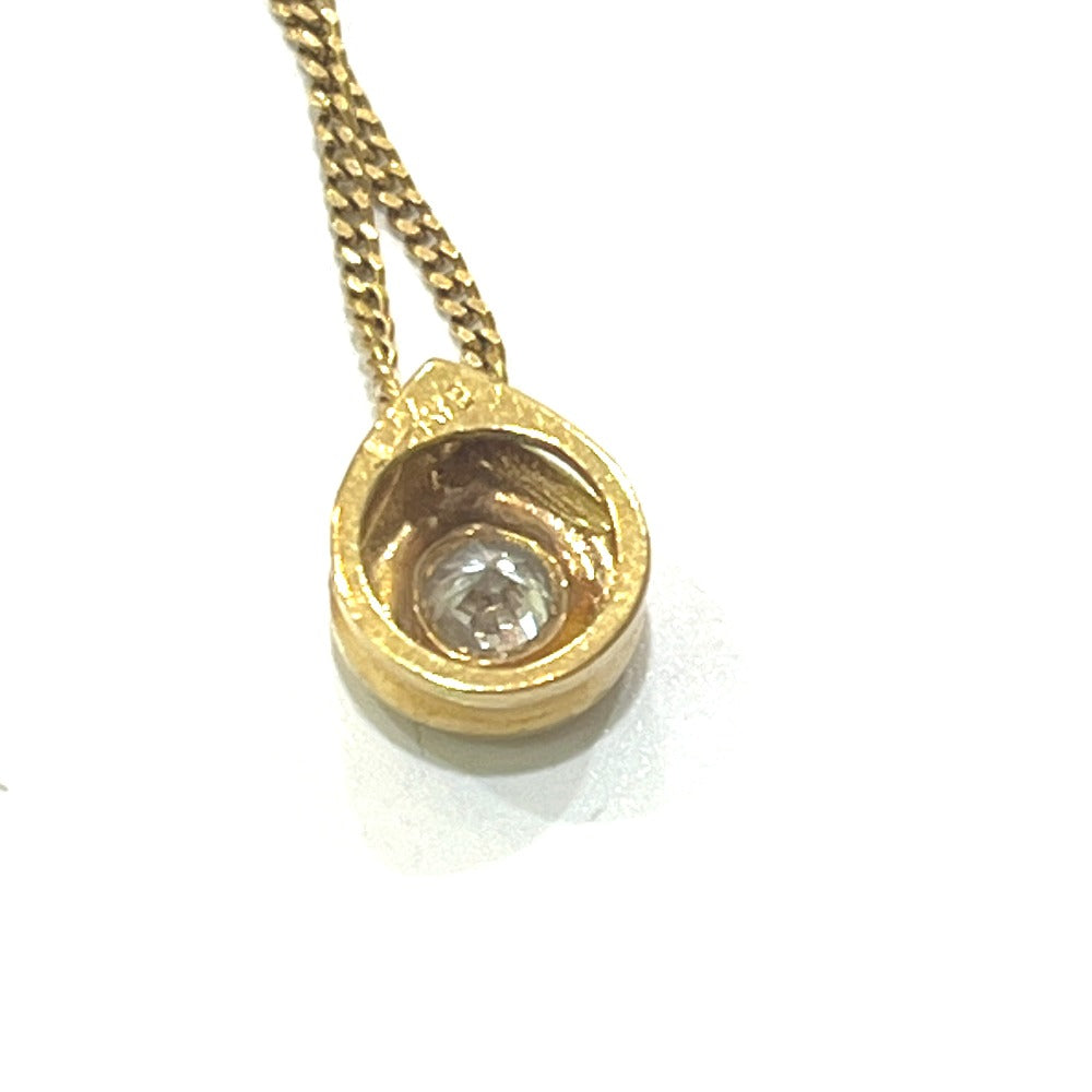 jewelry K18 D0.32ct 1P ダイヤ 宝石 アクセサリー ネックレス K18 レディース ゴールド