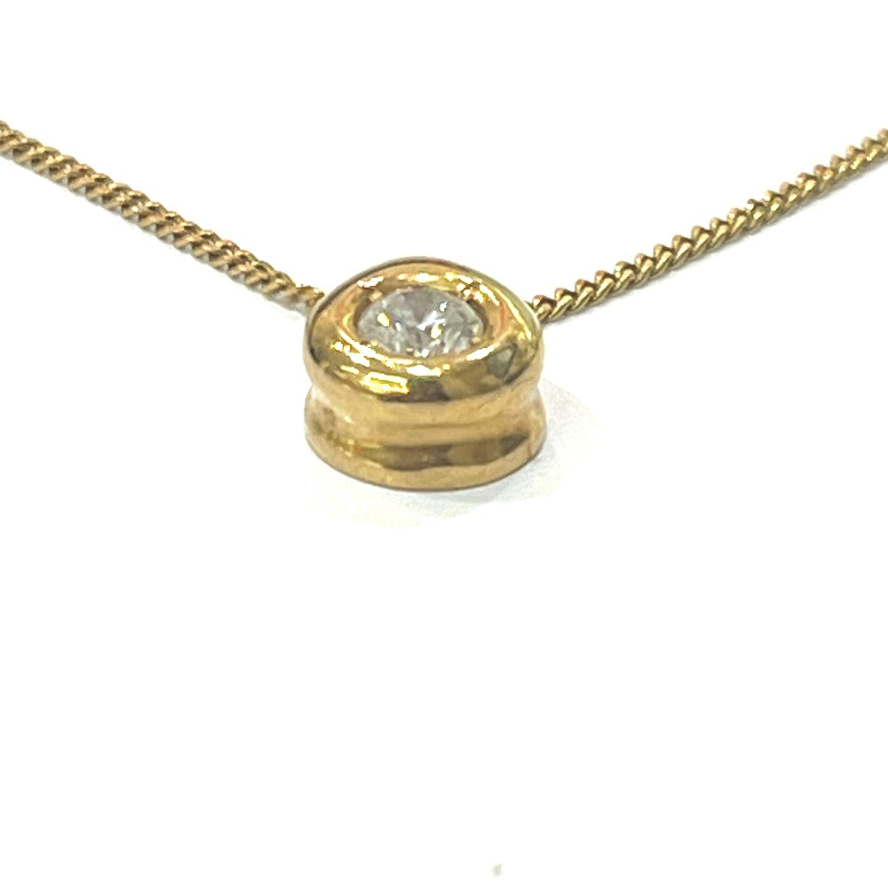 Jewelry K18 D0.32ct 1P Diamond Jewelry Accessory Necklace K18 Women's Gold