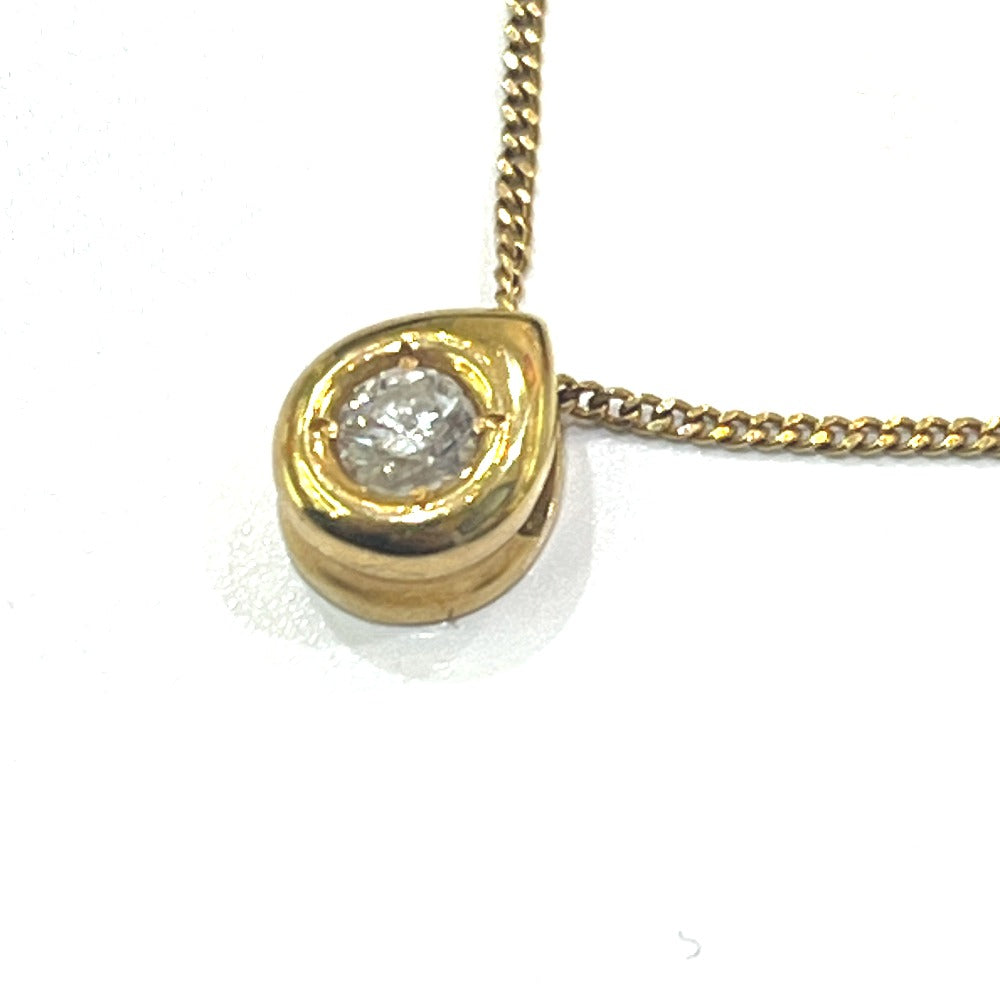 jewelry K18 D0.32ct 1P ダイヤ 宝石 アクセサリー ネックレス K18 レディース ゴールド