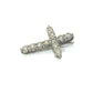 jewelry Pt900 D0.50ct ミニ クロス ダイヤ ネックレス ジュエリー アクセサリー 天然ダイヤモンド ペンダントトップ Pt900 レディース シルバー