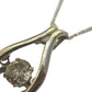 jewelry K18WG D0.30ct Diamond Accessories Necklace K18WG Silver Used