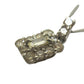 jewelry Pt850 x Pt900 D0.40ct Fancy Cut Diamond Accessories Necklace Pt900/Pt850 Silver Used