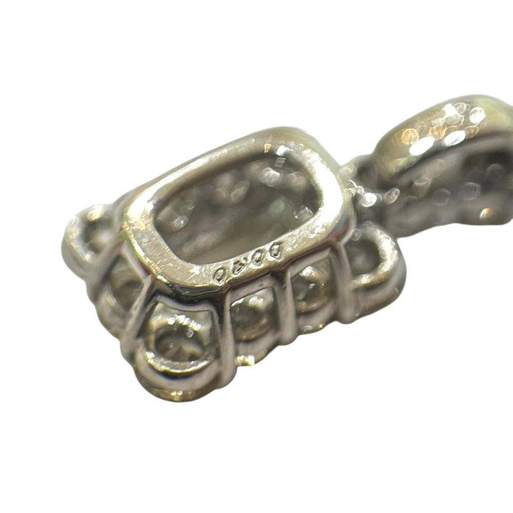 jewelry Pt850 x Pt900 D0.40ct Fancy Cut Diamond Accessories Necklace Pt900/Pt850 Silver Used