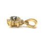 jewelry K18 サファイア ダイヤ ミニミニ ペンダントトップ K18 レディース ゴールド