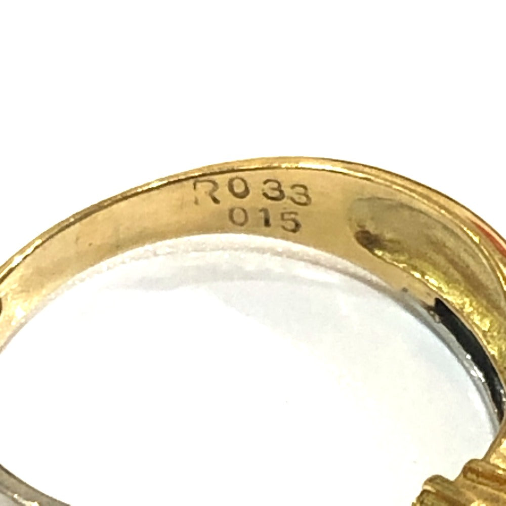 jewelry K18×Pt900 R0.33ct D0.15ct ルビー ダイヤ アクセサリー リング・指輪 K18/Pt900 レディース ゴールド