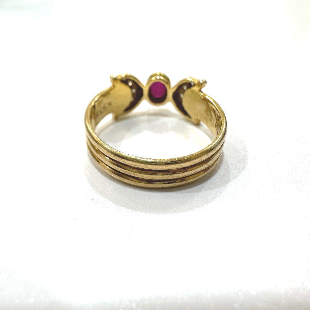 jewelry K18 ルビー石目無し ダイヤ 宝石 アクセサリー リング・指輪 K18 レディース ゴールド