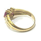 jewelry K18 R0.54 D0.06ct ルビー アクセサリー 色石 宝石 リング・指輪 K18 レディース ゴールド
