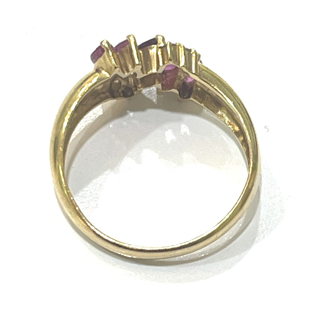 jewelry K18 R0.54 D0.06ct ルビー アクセサリー 色石 宝石 リング・指輪 K18 レディース ゴールド