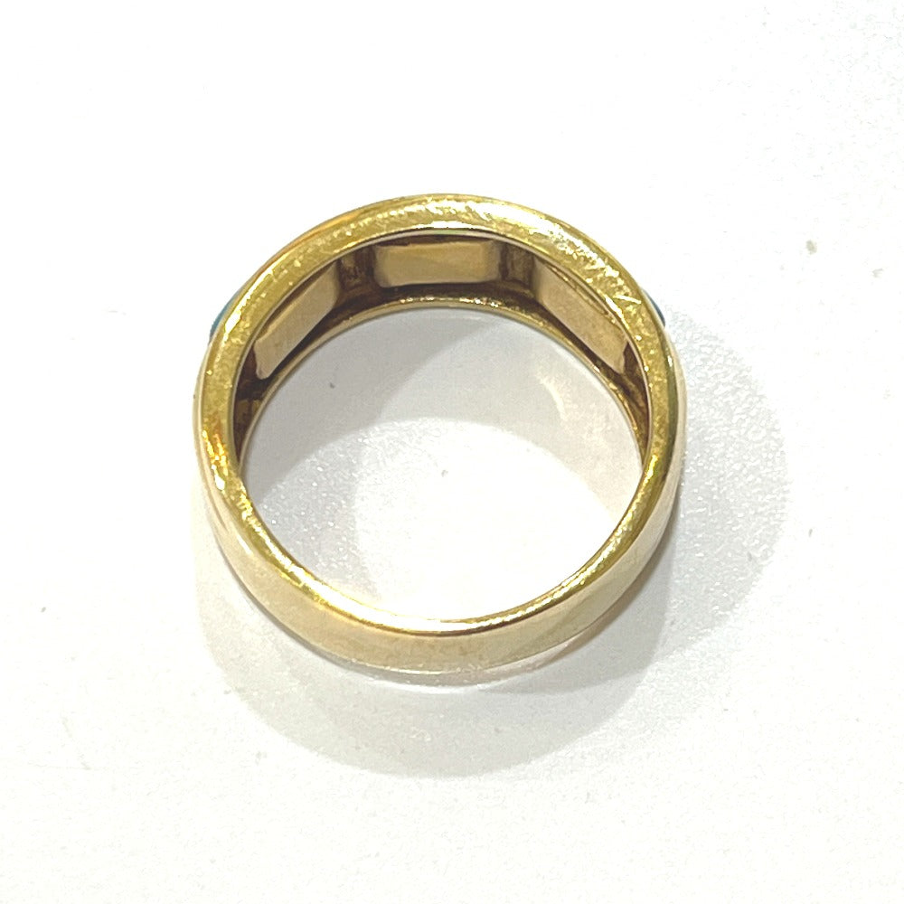 jewelry K18 トルコ石 D0.02ct アクセサリー 色石 宝石 リング・指輪 K18 レディース ゴールド