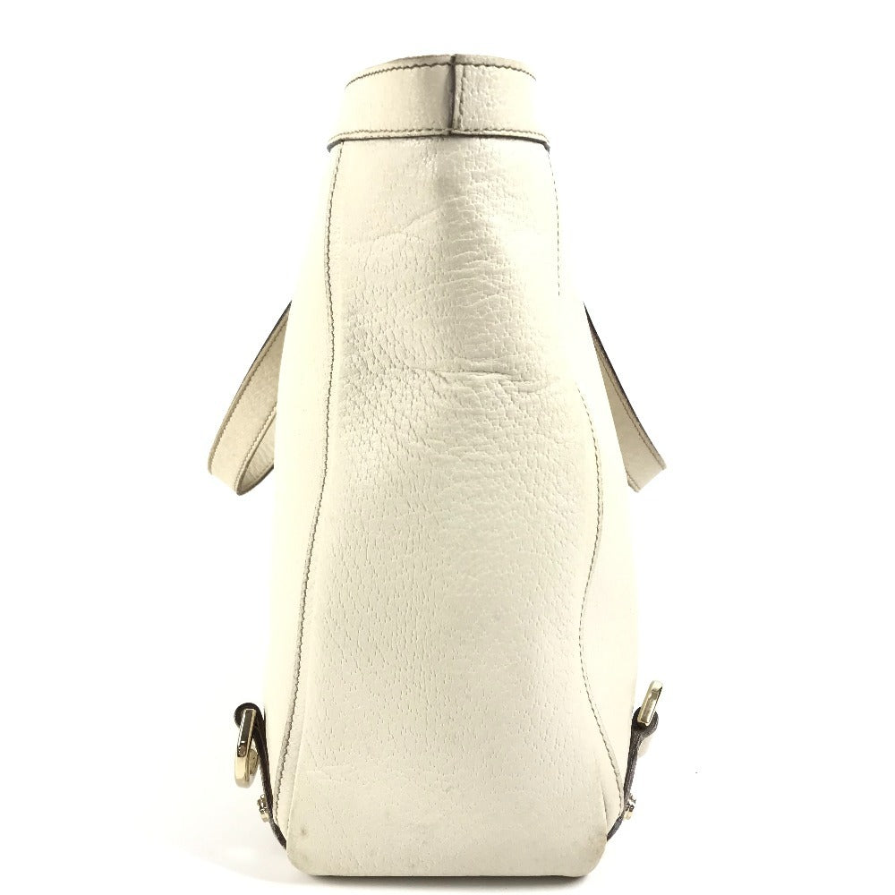 GUCCI 141472 ロゴ ハンドバッグ 肩掛け ショルダーバッグ トートバッグ レザー レディース ホワイト - brandshop-reference